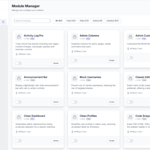 WPMazic-Admin Prod - Dashboard