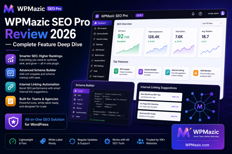 WPMazic SEO Pro Review : The All-in-One SEO Plugin That Replaces Your Entire Stack